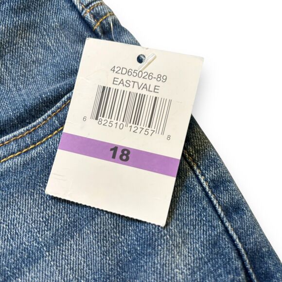 NWT Lucky Brand Jeans Girls Size 18 Authentic Skinny Mid Rise Adjustable Denim - Picture 5 of 9